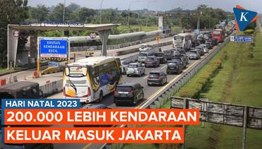200.000 Lebih Kendaraan Keluar Masuk Jakarta Saat Hari Natal 2023