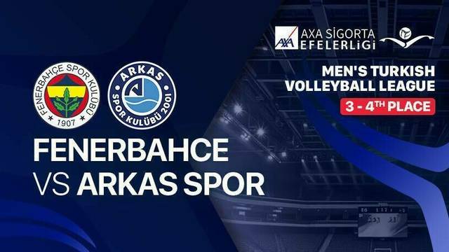 3-4th Place: Fenerbahce Medicana vs Arkas Spor - Turkish Men's Volleyball League - Full Match | Men's Turkish Volleyball League
