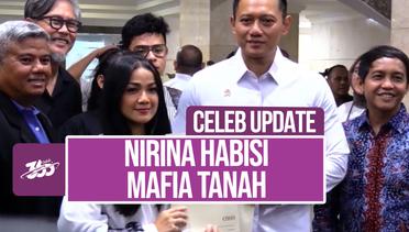 Agus Harimurti Yudhoyono Menyerahkan Sertifikat Tanah Milik Nirina Zubir