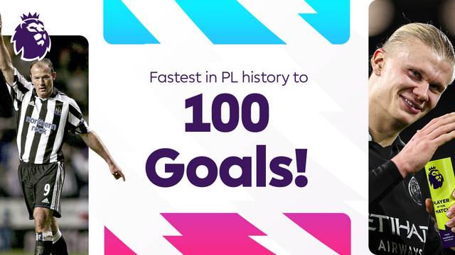 Pencetak 100 Gol Tercepat di Premier League