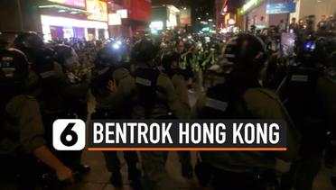 Polisi Hong Kong Semprot Wartawan dengan Cairan Merica