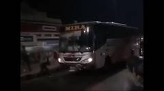 Bus MIRA di Amuk masa di Klaten,karena tewaskan 2 Orang 