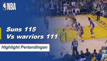 NBA I Cuplikan Pertandingan : Suns 115 vs Warriors 111