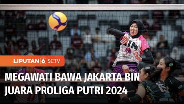 Jakarta BIN Juara Proliga 2024, Megawati Hangestri Raih MVP | Liputan 6