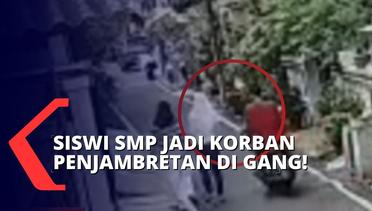 Detik-detik Aksi Jambret di Kemayoran Curi Ponsel Milik Siswi SMP Terekam CCTV