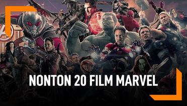 Nonton 20 Film Besutan Marvel, Dibayar 14 Juta