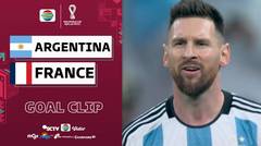 Lionel Messi (Argentina) Cetak Gol dari Titik Putih Melawan France - FIFA World Cup Qatar 2022