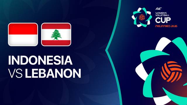 Indonesia vs Lebanon - Full Match | AVC Women's Cup 2026