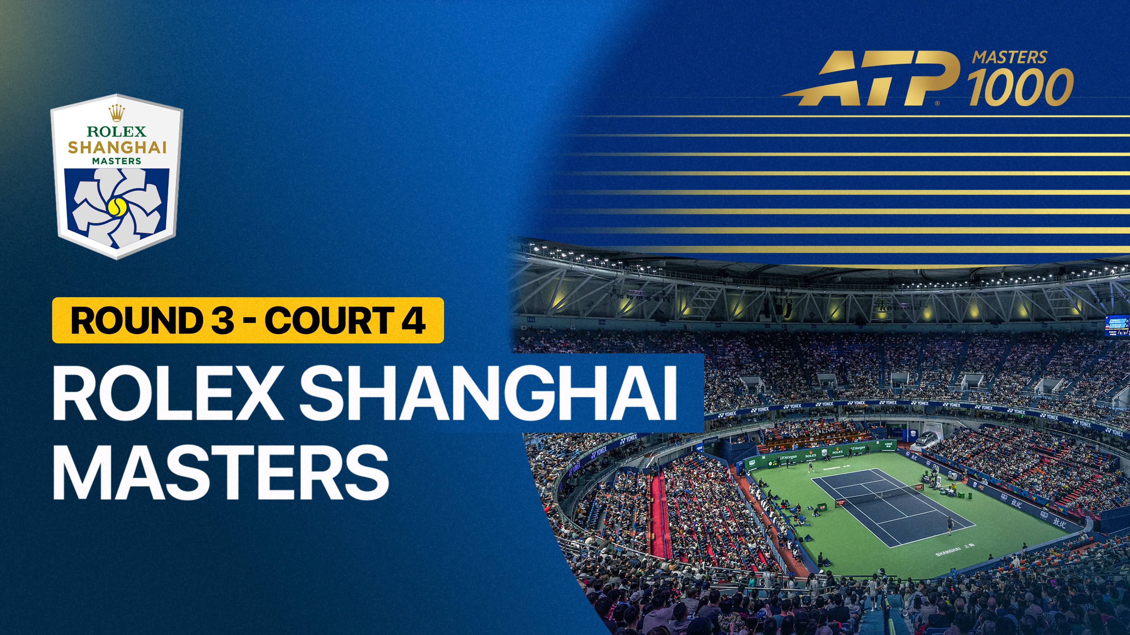 Robert Cash/Alexander Erler vs Lucas Miedler/Neil Oberleitner - Round of 32 (Court 4) | ATP 1000: Rolex Shanghai Masters 2026