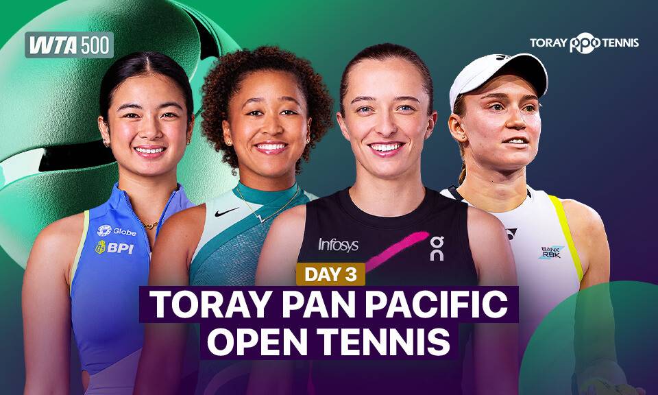 Day 3 - WTA 500: Toray Pan Pacific Open Tennis 2026