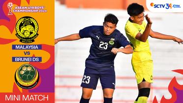 Malaysia vs Brunei DS - Mini Match | Asean Boys Championship U19 2024