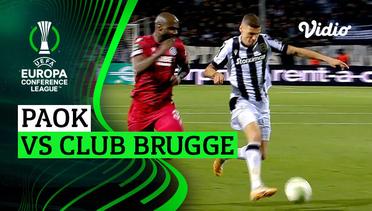 PAOK vs Club Brugge - Mini Match | UEFA Europa Conference League 2023/24 - Quarter Final