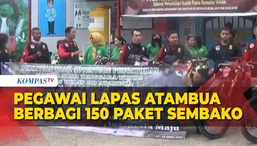 Pegawai Lapas Atambua Berbagi 150 Paket Sembako ke Masyarakat Belu, Nusa Tenggara Timur