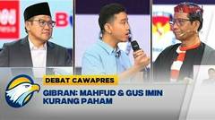 Mahfud Tak Puas Dengan Jawaban Gibran Soal Infrastruktur