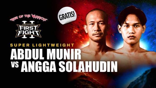 Abdul Munir vs Angga Solahudin - Super Lightweight Kick Boxing - Full Match | First Fight Volume 2