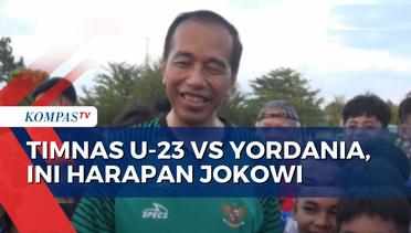 Jokowi Harap Timnas U-23 Menang dan Cetak Banyak Gol Lawan Yordania