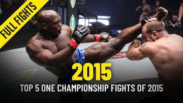 Top 5 ONE Championship Fights Of 2015