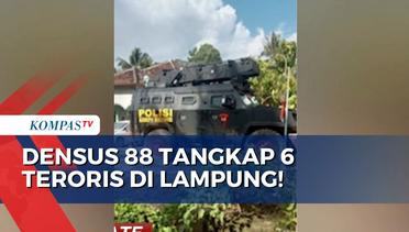 Densus 88 Tangkap 6 Terduga Teroris Jaringan Jemaah Islamiyah di Lampung