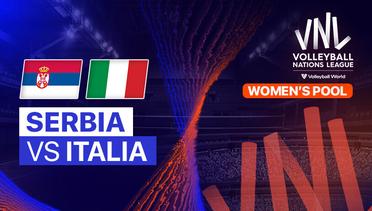 Serbia vs Italia - Full Match | Women's Volleyball Nations League 2024