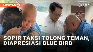 Viral Aksi Heroik Sopir Taksi Tolong Teman Kena Angin Duduk, Blue Bird Beri Penghargaan