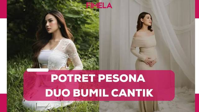 Bestie Sejati, Gaya Duo Bumil Cantik Mahalini Raharja dan Aaliyah Massaid yang Hamil Anak Pertama