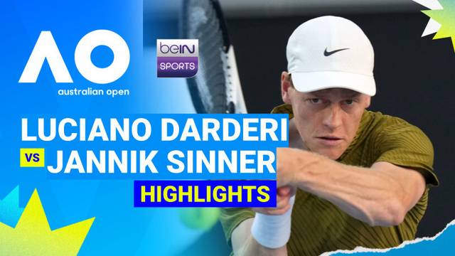 Luciano Darderi (ITA) vs Jannik Sinner (ITA) - Highlight | Australian Open 2026