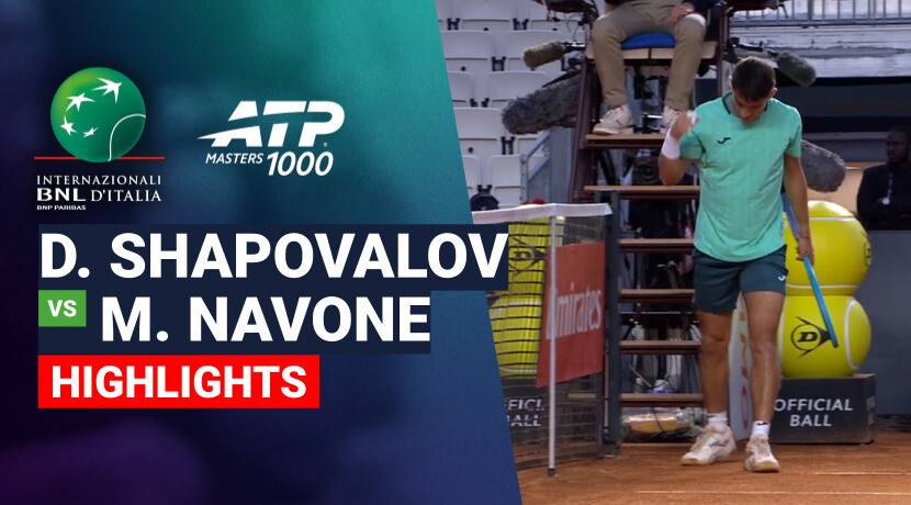 Denis Shapovalov vs Mariano Navone - Round 1 (Supertennis Arena) | ATP 1000: Internazionali BNL d'Italia 2026