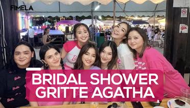 Potret Bridal Shower Gritte Agatha di Bangkok Pakai Kaos Barbie