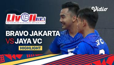Highlights | Bravo Jakarta vs Jaya VC | Livoli Divisi 1 Putra 2022