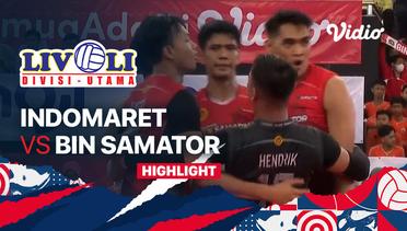 Highlights | Indomaret vs BIN Samator | Livoli Divisi Utama Putra 2022