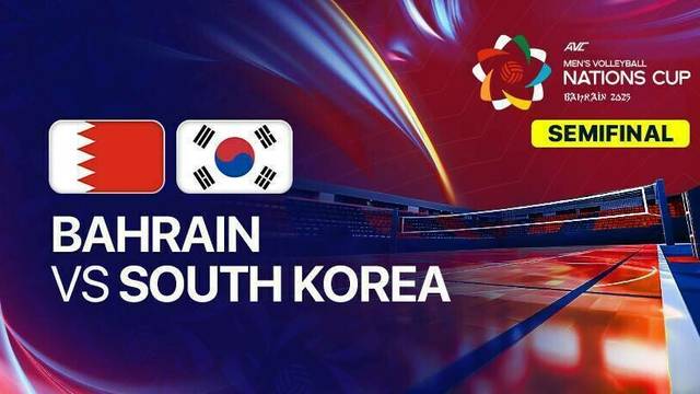 Semifinal: Bahrain vs South Korea - Full Match | AVC Men's Volleyball Nations Cup 2025