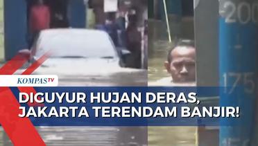Banjir Rendam Sejumlah Wilayah di Jakarta, Ketinggian Hampir Capai 2 Meter!