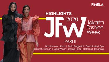 Highlights JFW 2020 Part 2 | Barli Asmara | Kami | Restu Anggraini | Sean Sheila X Byo | Friederich Herman | Major Minor | Danjyo Hiyoji | Hattaco| Jenahara