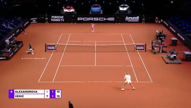 Donna Vekic vs Ekaterina Alexandrova - Highlights | WTA Porsche Tennis Grand Prix 2023