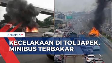 Kronologi Kecelakaan Minibus di Tol Japek, Kendaraan Terseret dan Terbakar