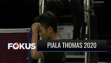 Piala Thomas 2020: Kalahkan Chinese Taipei, Anthony Ginting Cs Puncaki Klasmen Grup A | Fokus