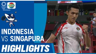 INA vs SGP - Badminton Tunggal Putra: Jonatan Christie vs Loh Kean Yew | Olimpiade Tokyo 2020