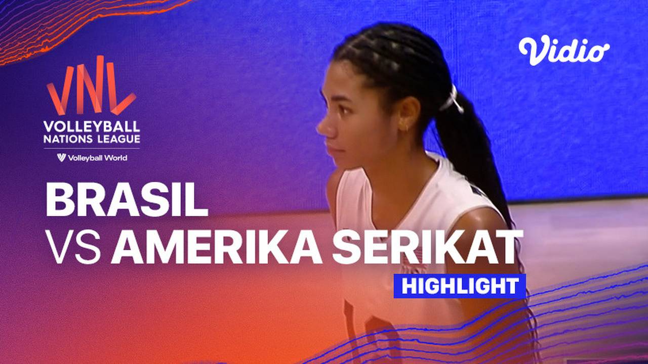 Match Highlights Brasil vs Amerika Serikat Women’s Volleyball