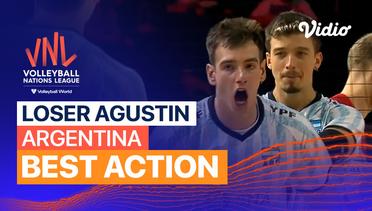 Best Action: Loser Agustin | Men’s Volleyball Nations League 2023
