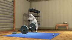 Bernard Bear - Weightlifting