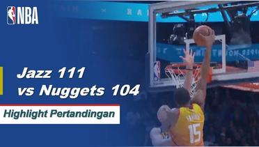 NBA I Cuplikan Pertandingan : Jazz 111 vs Nuggets 104