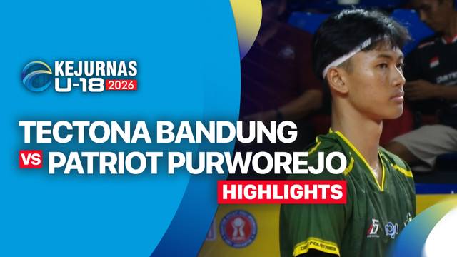 Semifinal Putra: Tectona Bandung vs Patriot Purworejo - Highlight | Kejurnas Bola Voli Antarklub U-18 2026
