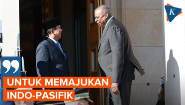 Prabowo Temui Menteri Pertahanan Amerika Serikat