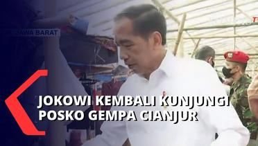 Kali Ketiga Jokowi Kunjungi Korban Gempa, Sekaligus Cek Proses Pemulihan Pasca Gempa Cianjur