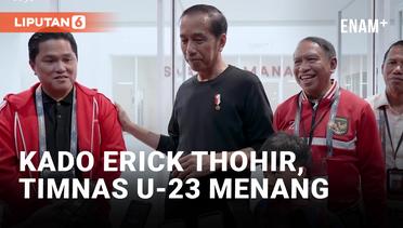 Timnas U-23 Menang, Jokowi: Ini Hadiah Erick Thohir