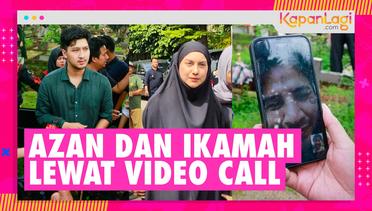 Sedang Ditahan, Ammar Zoni Kumandangkan Azan dan Ikamah di Pemakaman Ayahnya Lewat Video Call