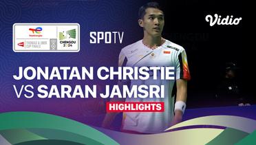 Jonatan Christie (INA) vs Saran Jamsri (THA) - Highlights | Thomas Cup Chengdu 2024 - Men's Singles