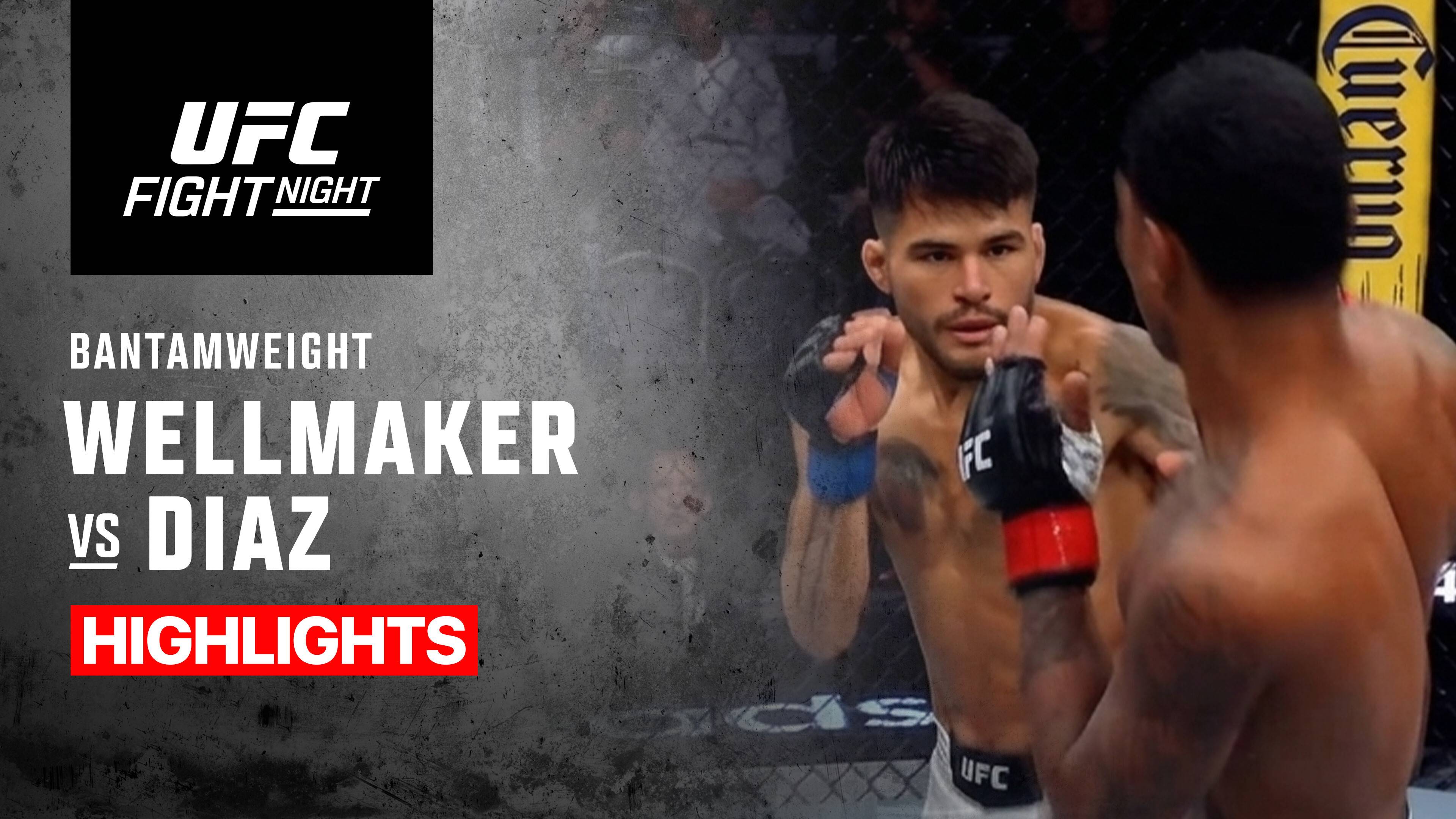 Malcolm Wellmaker vs Juan Diaz - Bantamweight | UFC Fight Night
