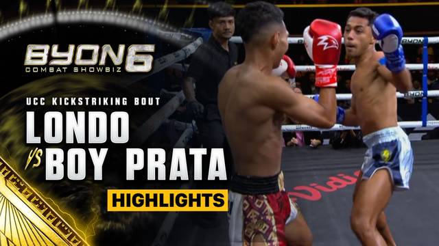 Ramadhani Londo vs Boy Prata - Highlight | BYON Combat Showbiz 6 2025
