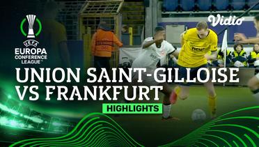 Union Saint-Gilloise vs Eintracht Frankfurt - Highlights | UEFA Europa Conference League 2023/24